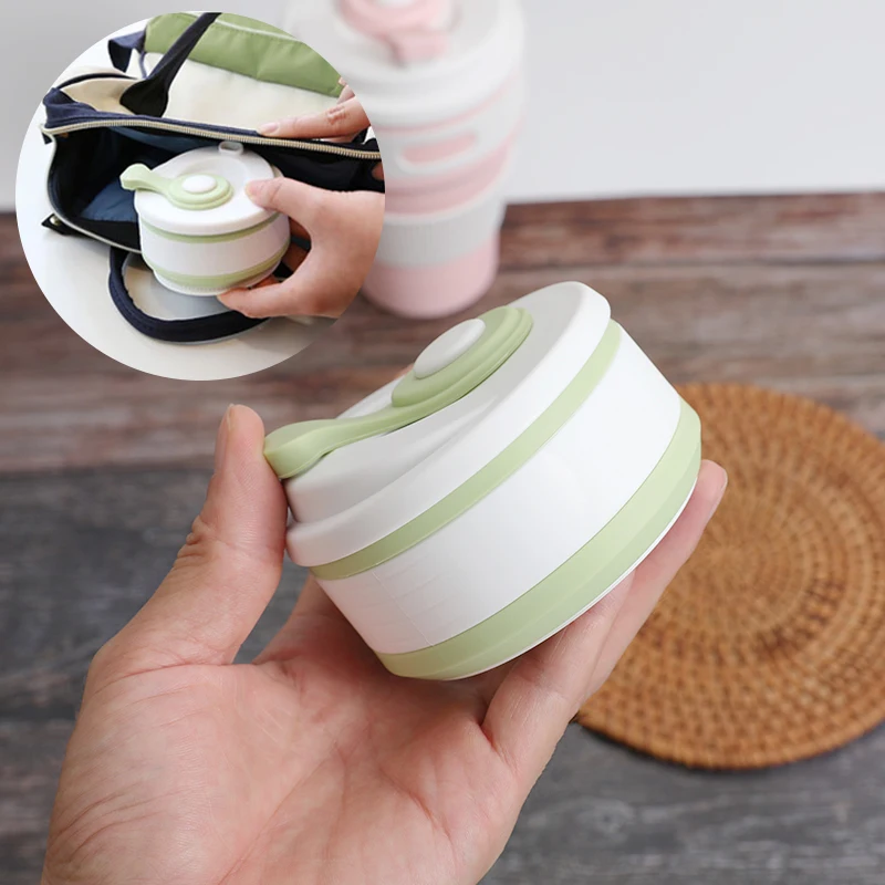 Hot Sale  BPA Free Silicone Foldable Coffee Mug Water Proof Heat Resistant Collapsible Coffee Cup