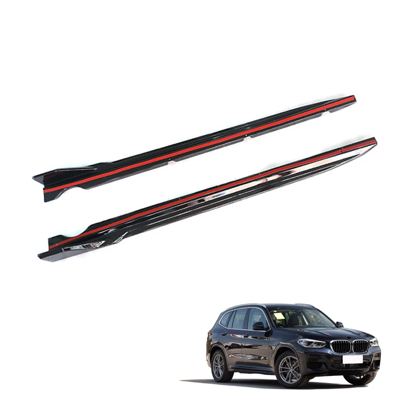 New Car Accessories ABS Car Door Cover Trim Side Skirt For BMW X3 X4