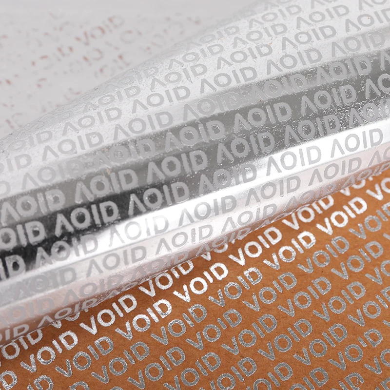 Custom security seal label tamper proof warranty sticker void if tampered open void tamper evident label OEM printing