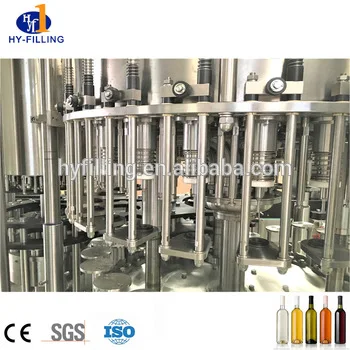 automatic  whisky vodka wine bottling small glass bottle liquor filling production line machine