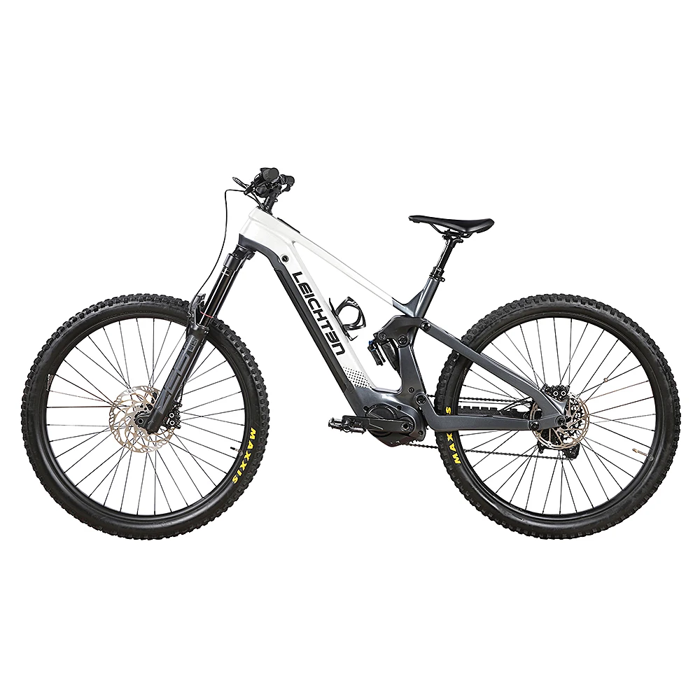 2024 New Arrivals leichten EMTB Carbon frame 250w/500w downhill full suspension electric mountain bike