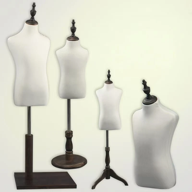 Реквизит для детских моделей завернутый в пол-тела модель детской одежды вешалка Витрины Магазина Одежды подставка макета.