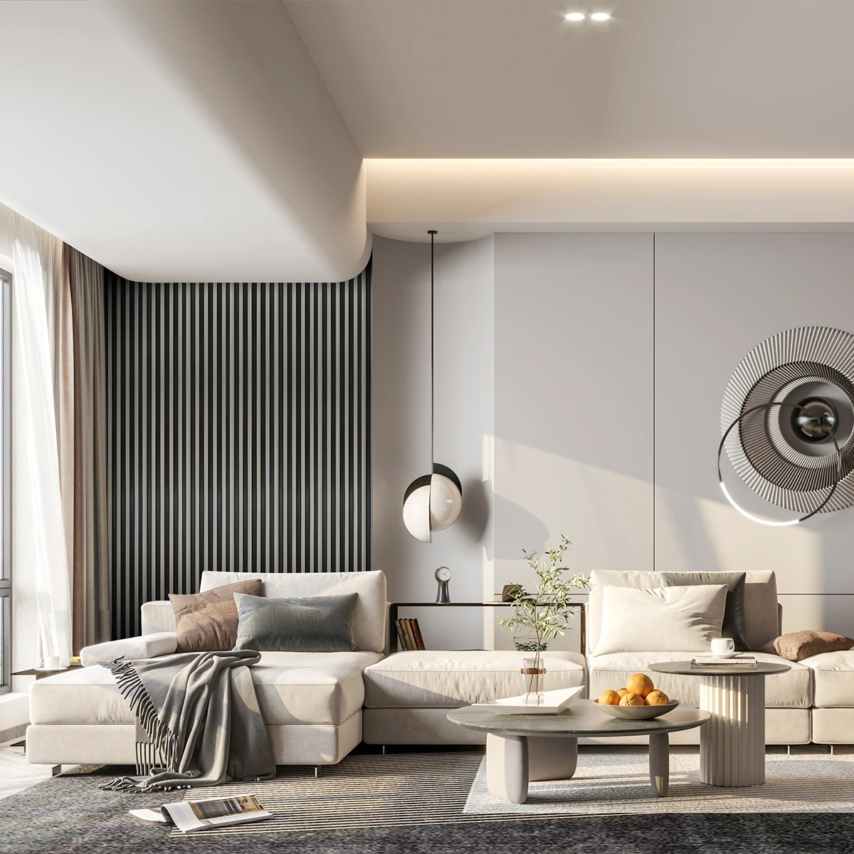 High quality waterproof decorative interior wall PS fluted grooved wall panel polystyrene wall panel for sale