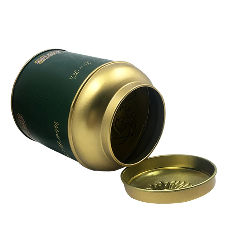 18 Years Factory Custom Special Shape Tinplate Box America Coffee Packaging Metal Box Dia120x90(h)mm or Customized Size XH12090