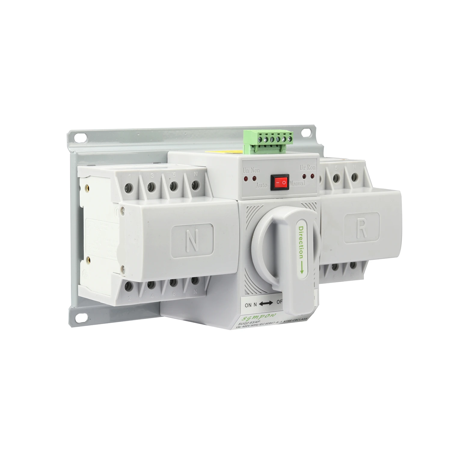 New design type SGMPOW 63A 4Poles  ATS SUQ2-63A Automatic Change over Switch R