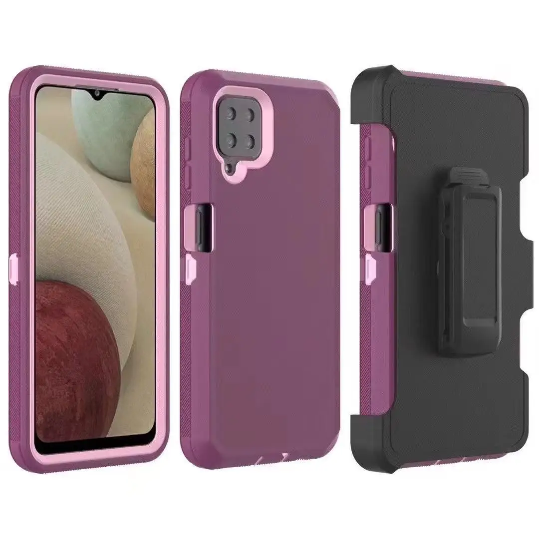 Defender Phone Case For LG Models With Belt Clip Holster Military Grade Shockproof Cover Build In Screen Protector