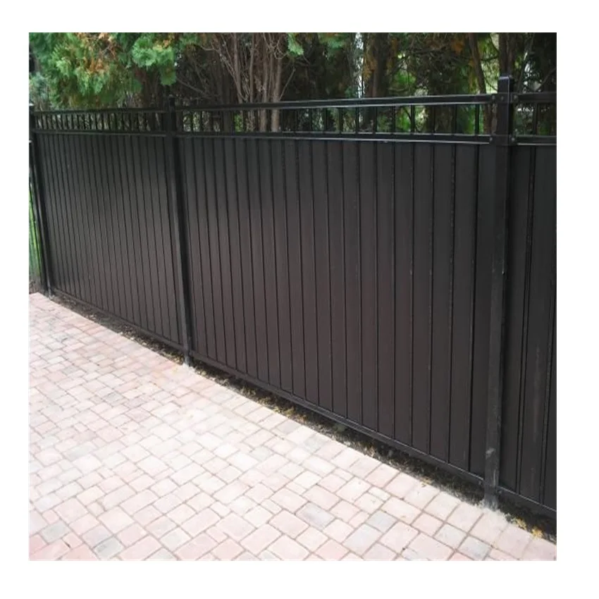 Factory Direct Sales Customized Shape Metal Aluminum Pool Privacy Privacy Fence Panel For House