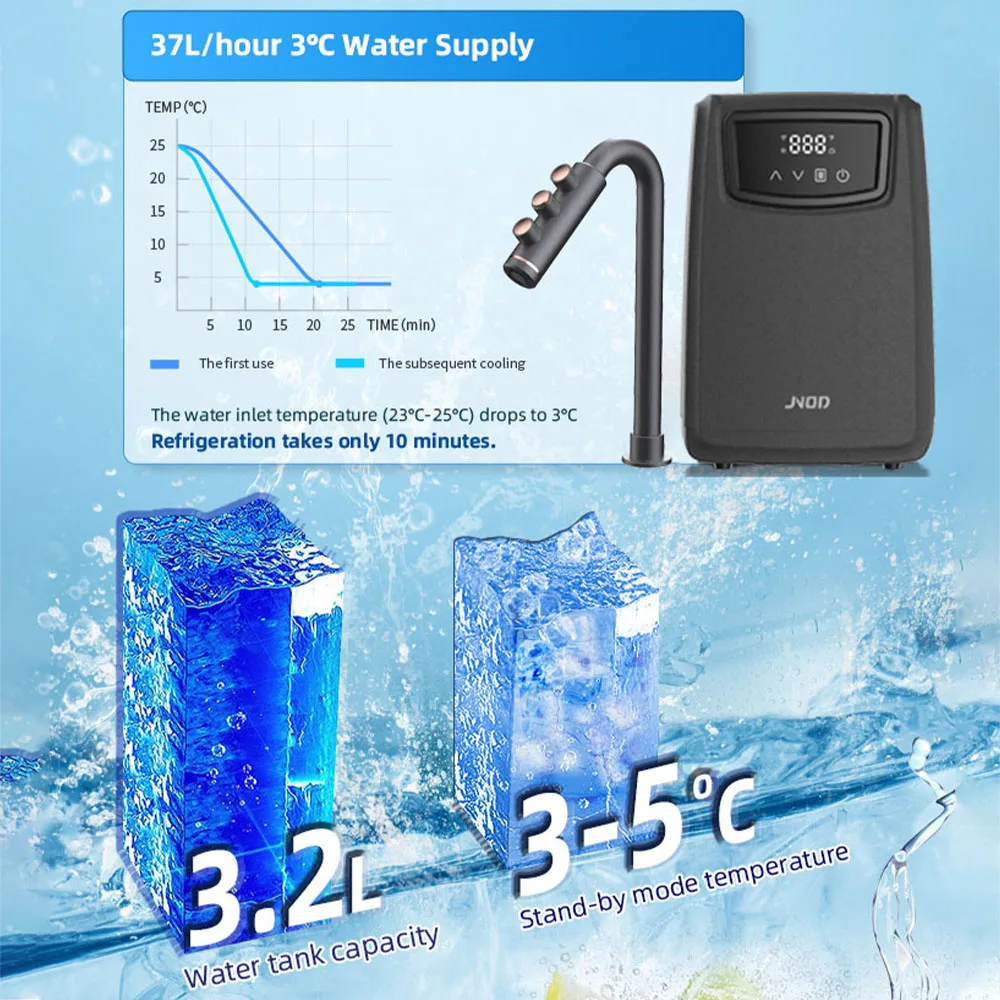 Home Drinking Soda Maker Under Sink Water Filter Dispenser Electric Sparkling Water Maker Tap Cold Water Machine Dispenser