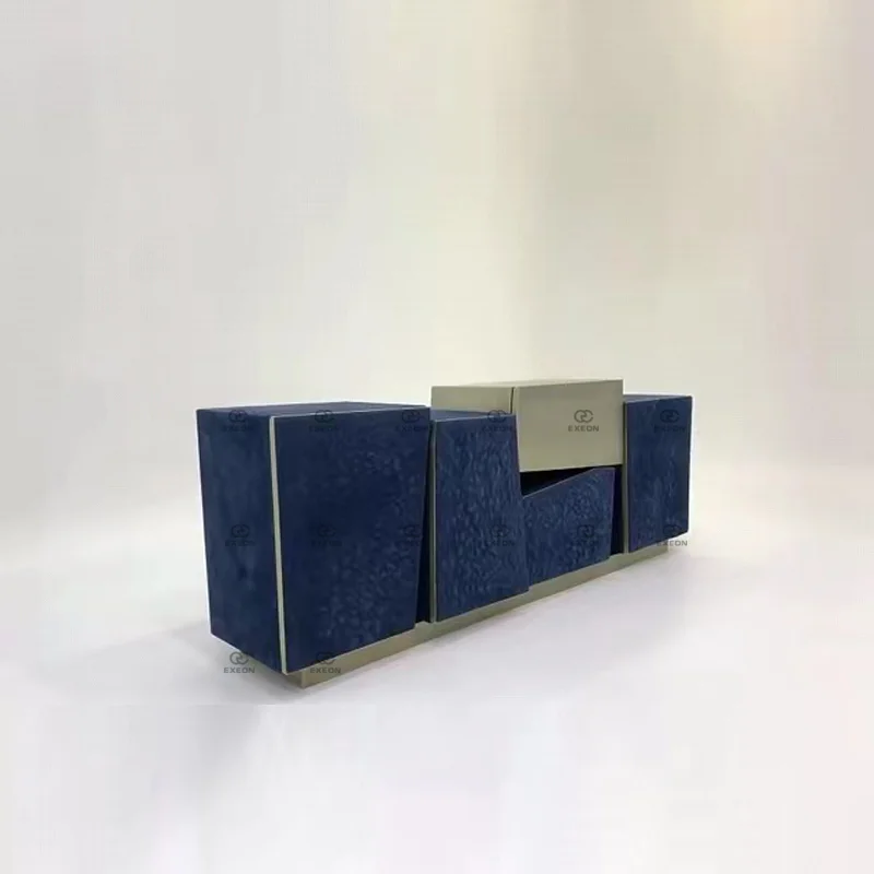 Luxury New Modern Design Custom Brushed Stainless Steel Sideboard Furniture