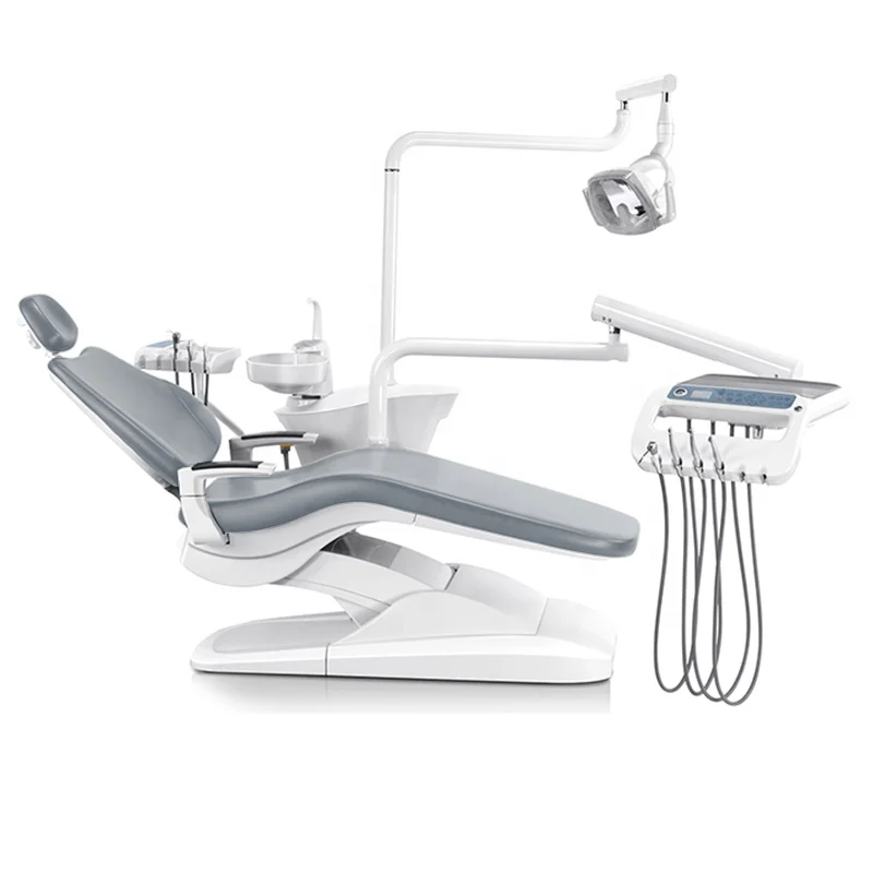 Safety Disinfection Dental Unit With Intraoral Camera Handpiece Compressor Ultrasonic Scaler Equipment Dentist Chair price