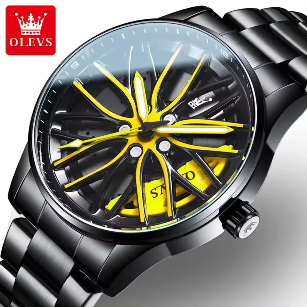 Reloj Hombre 9937 Business Luxury wristwatch men Stainless Steel Waterproof Quartz Wrist Watches