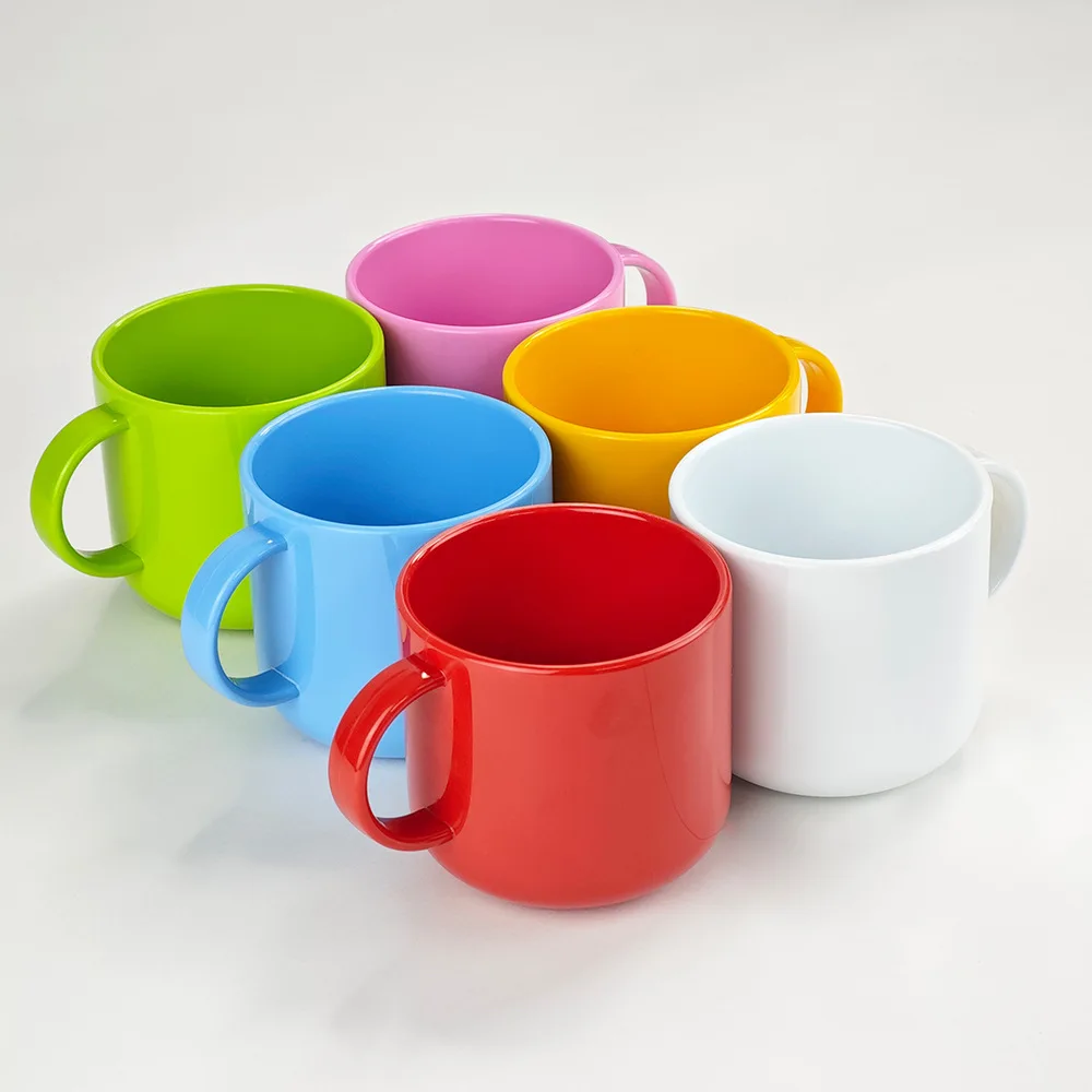 Subli-forward DIY Sublimation Custom Logo Blank PBT 200ML Coffee Mug Sublimation Blank Plastic Mug for Heat Press Printing