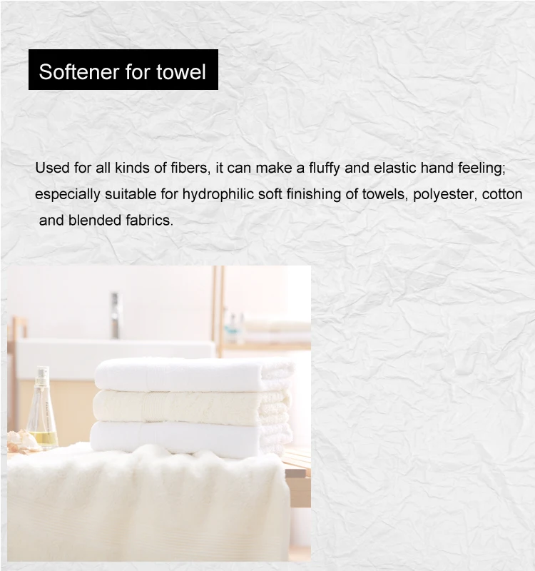 Textile Chemical Micro Emulsion Silicone Softener For Towel HT6033