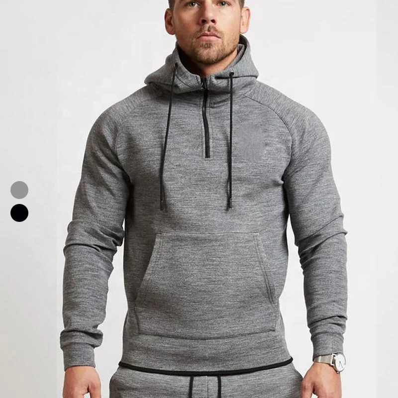 Низкая цена индивидуальная спортивная одежда для фитнеса и активного отдыха Мужская толстовка спортзала