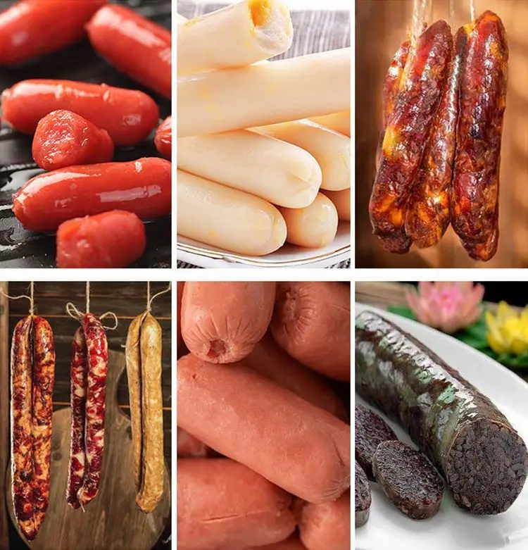 Commercial Ration Electric Pump Meat Grinder Maker Stuffer Long Sausage Filler Filling Machine