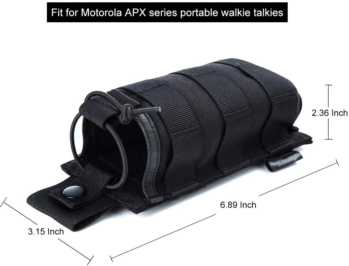 Durable Molle Radio Case Tactical Universal Radio Holster for Walkie Talkies