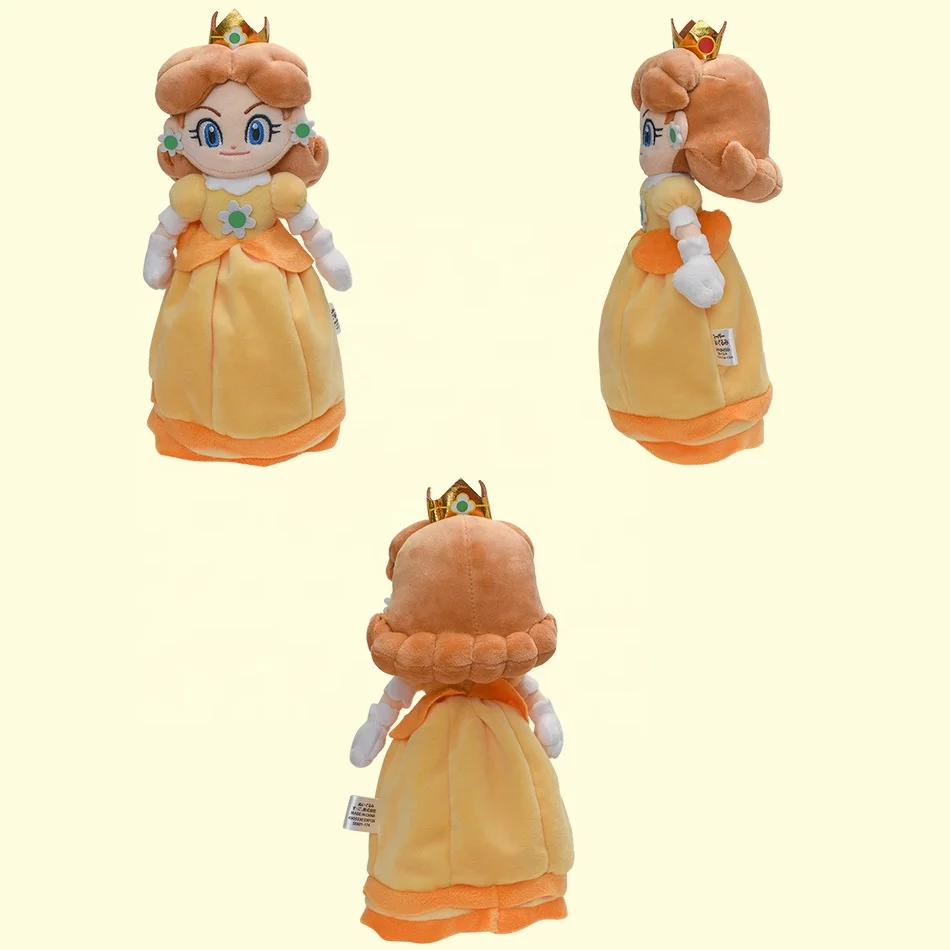 HWA 10151 26CM Pink Princess Peach Plush Toys Cartoon Anime Film Dolls Action Figure Soft Plush Doll Toy Model Kids Gifts