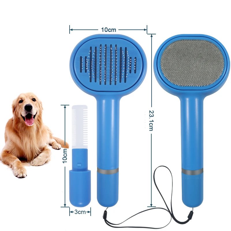 3 in 1 pet grooming lice hair remover pet dog hair comb