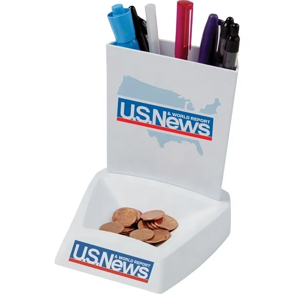 Plastic Money Coin tray penny tray pen holder