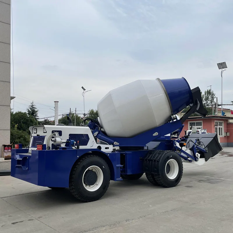 Chinese manufacturer cheap 1.2 1.5 2.6 3 m3 concrete mixer concrete mixing machine for construction project for sale