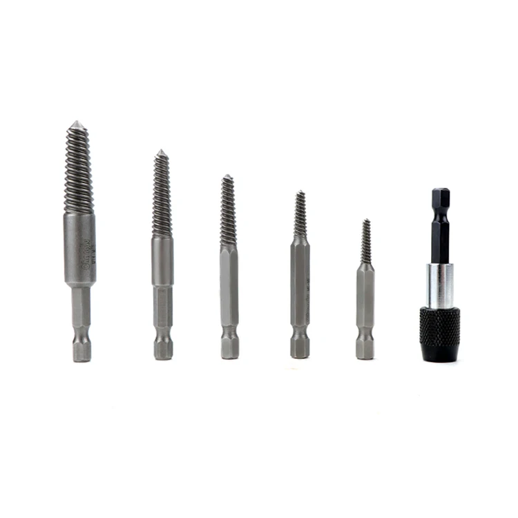 
The Queen Of Quality Hexagon Shank Break Head Screw Extractor (6Pcs Thin) 705963 Pipe Extractor Screw 