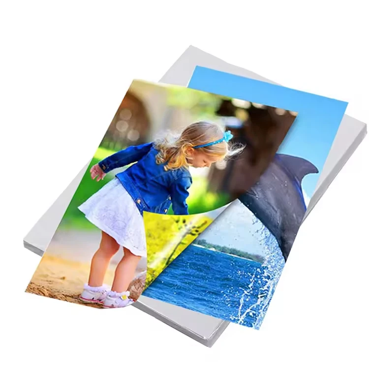 Paper King two face 240g High Gloss A4 Size Double-sided Photo Paper for Inkjet Printers Waterproof Color Paper