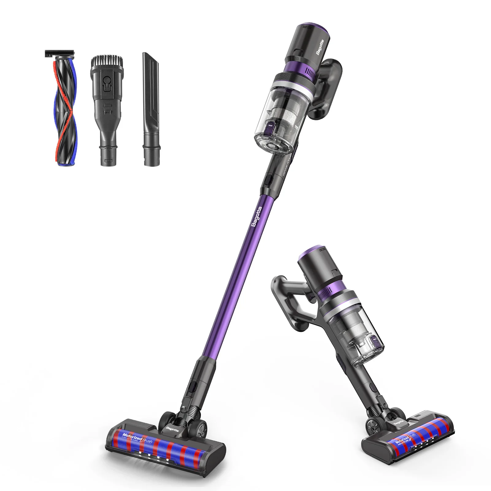 Bagotte BS900 Professional Powerful 2 In 1 China Best Turkey Buy Wet And Dry Handheld Cordless Stick Vacuum Cleaner For Home