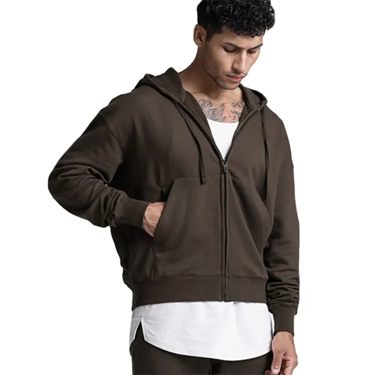Factory Price Top Quality Best Zip Up Hoodies Cheap Good Quality Cotton Heavyweight Hoodie Clothes Full Zip Up Hoodie Over Face
