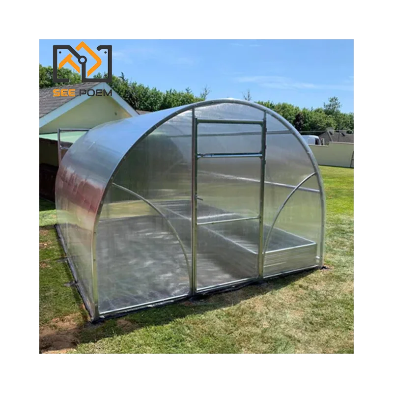 See Poem 6mm Polycarbonate Sheet Grden Greenhouse Aluminum Frame
