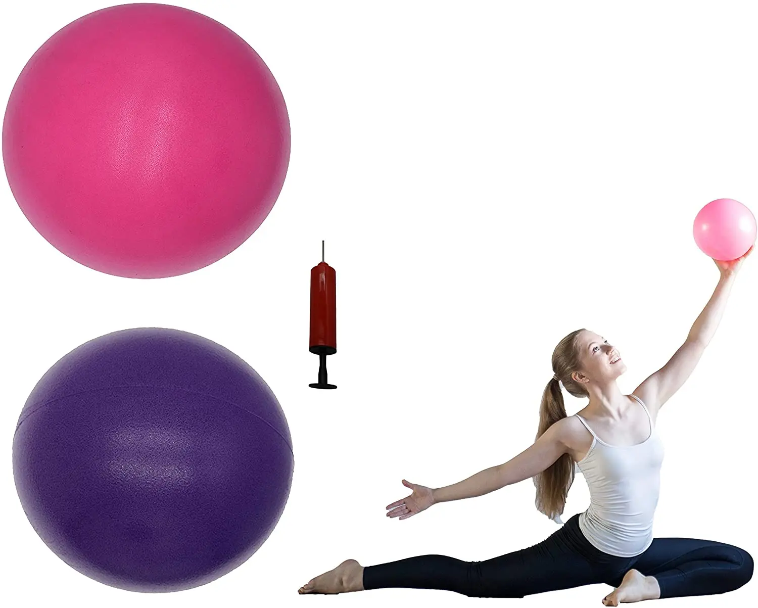 Non-slip Pvc Customized Anti-burst Stability Gymnastic Exercise Yoga Balance Ball