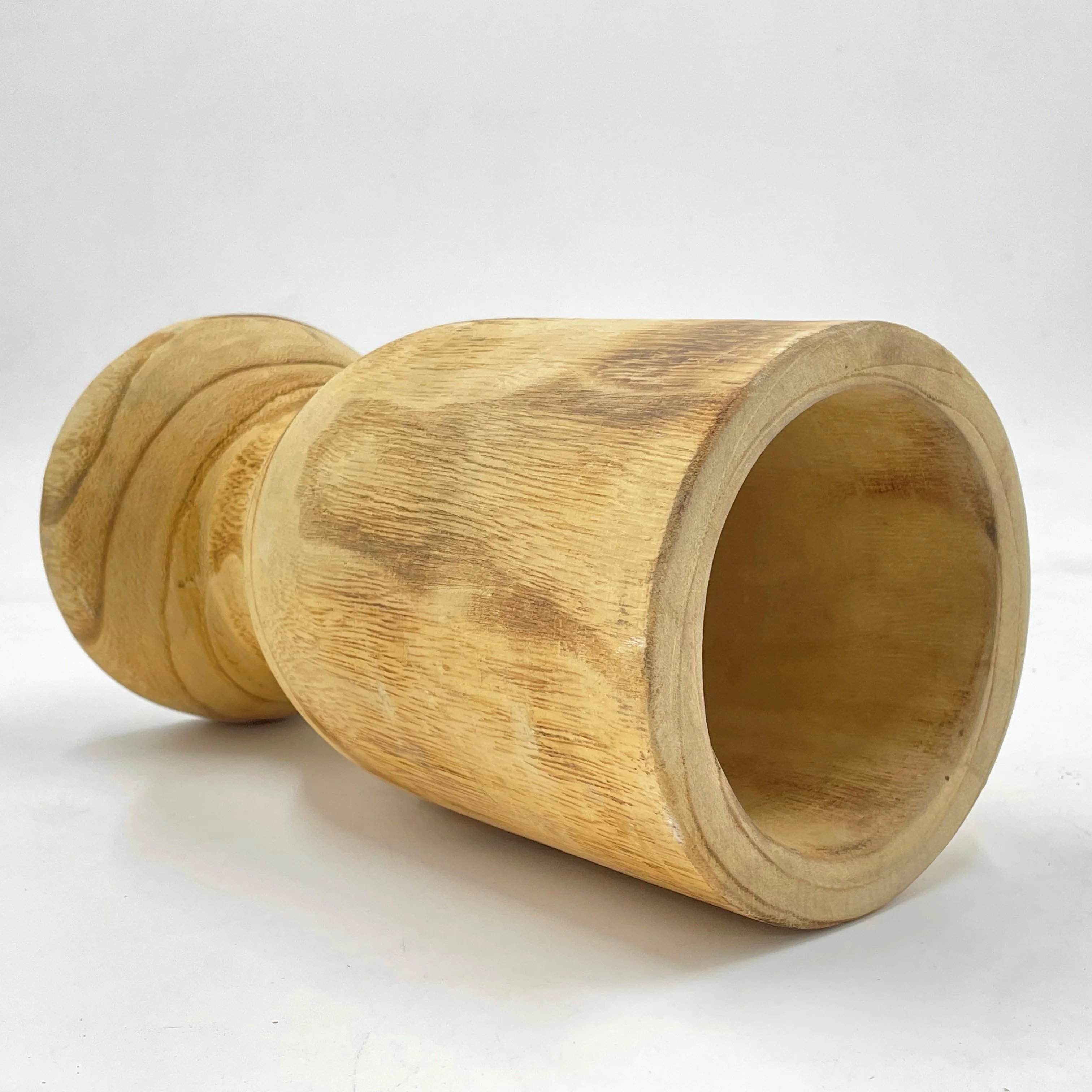 wholesale Environmentally friendly materials Wooden Vase Furnishing articles wood vase for home decor