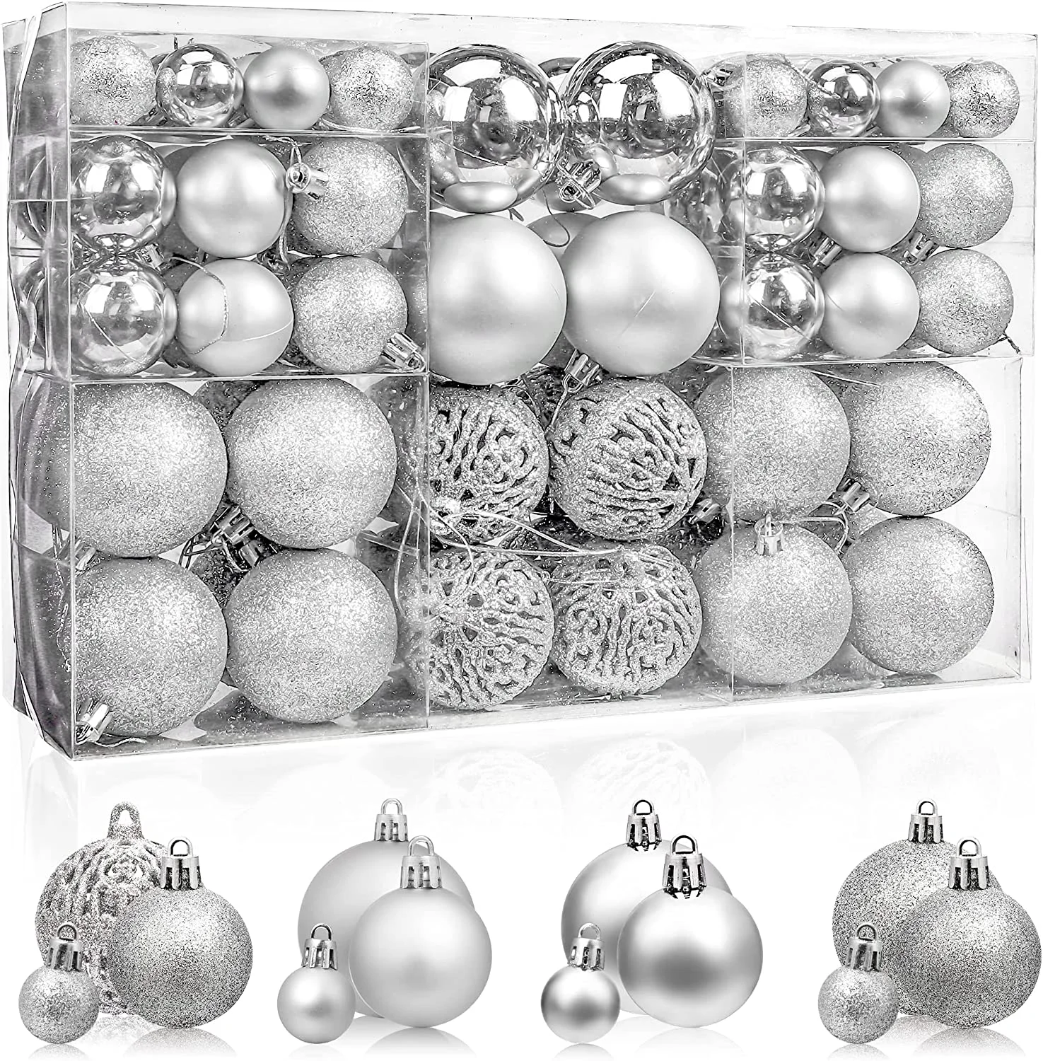 Top Fashion Baubles Sphere Xmas Tree Ornament Black Christmas Ball