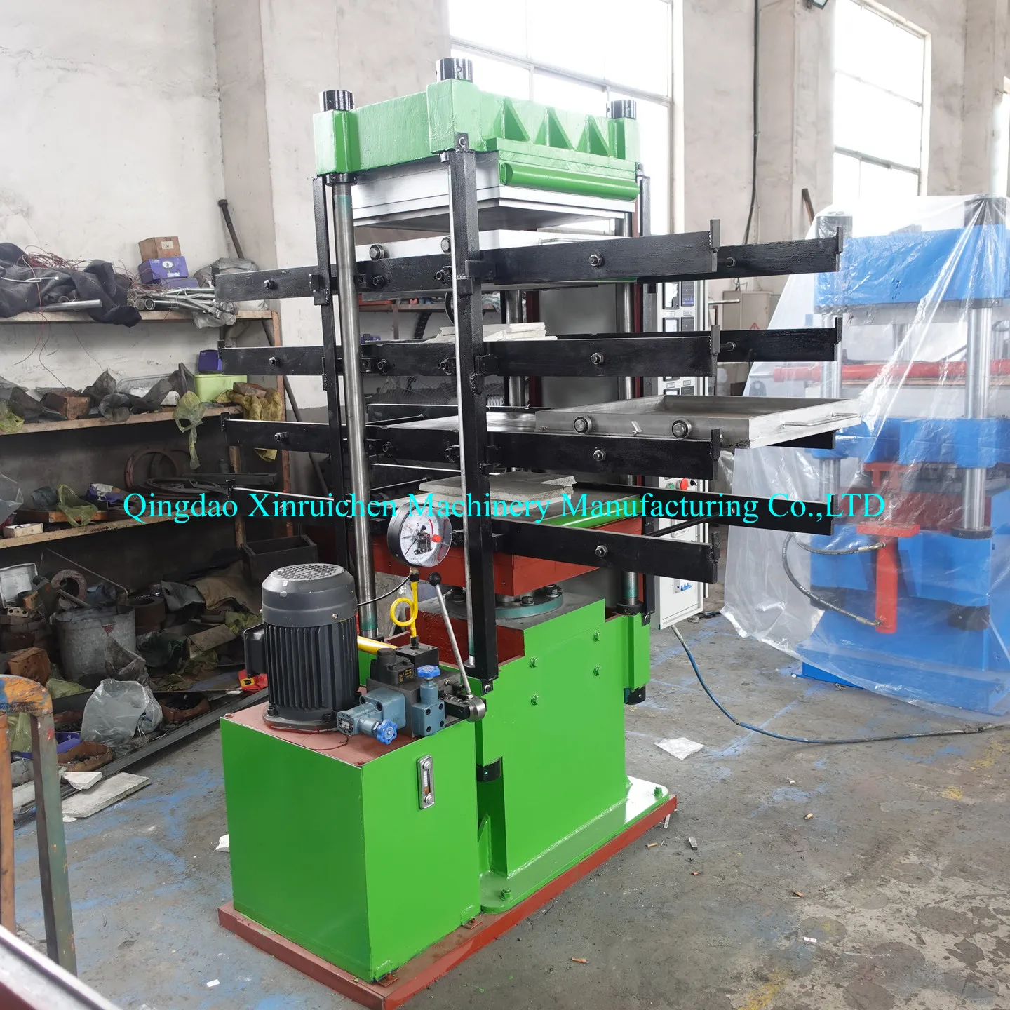 50T EPDM Rubber tiles Hydraulic Hot Press/Rubber Flooring Tile Machine / Rubber Vulcanizing Press