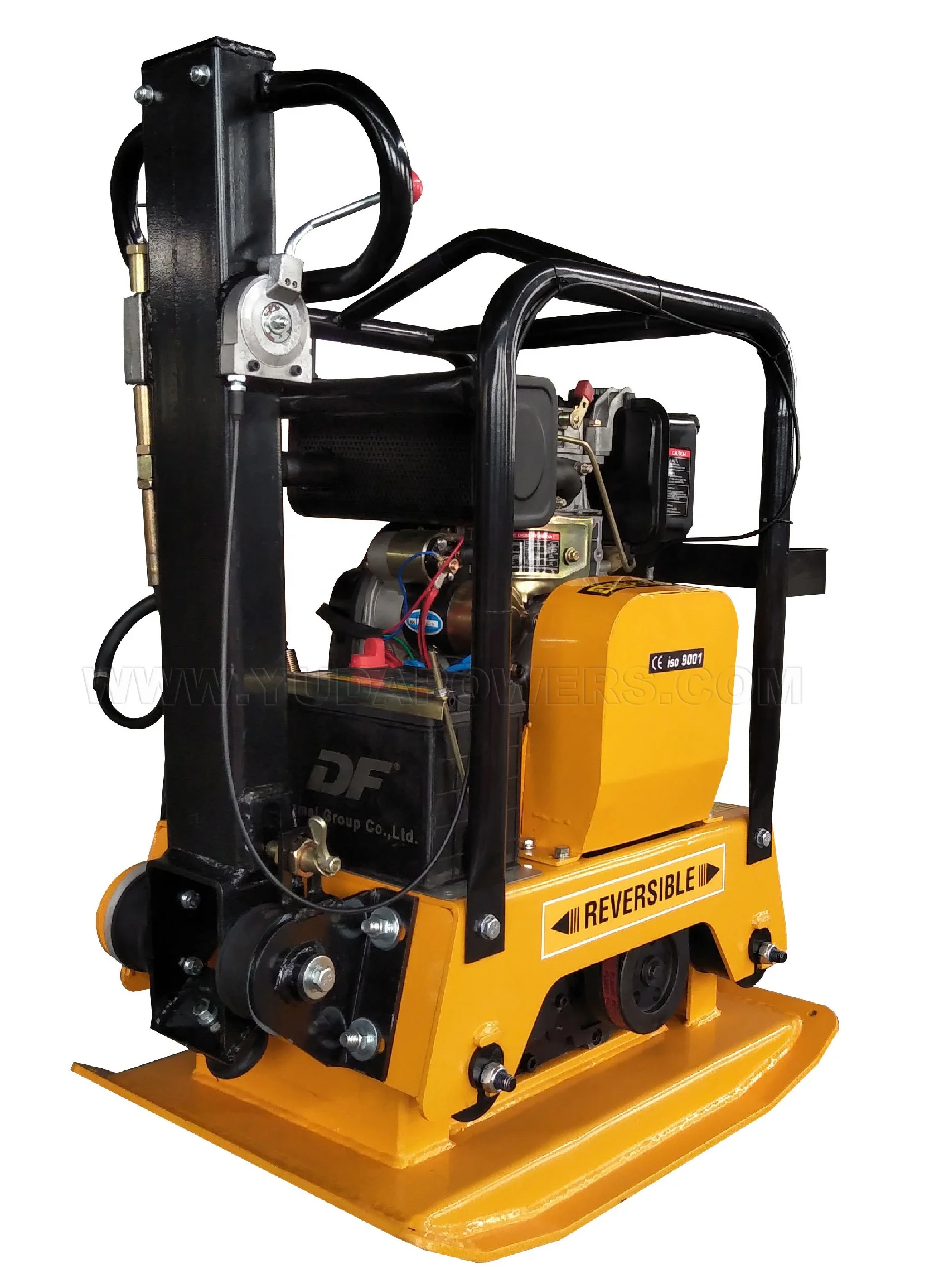 160kg 300kg Compactor C160 C330 Portable Reversible Plate Compactor Two Way Earth Compactor