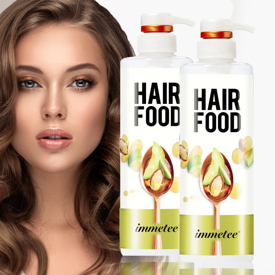 OEM Hair Food Organic Avocado Nourishing Nut Oil Repair Hair Treatment Shampoo And Conditioner for your brand
