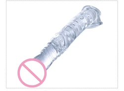 Top Quality Low Price Cock Sleeve Penis Extender Reusable Cock Sleeve Penis Extender Realistic Cock Sleeve Penis Extender