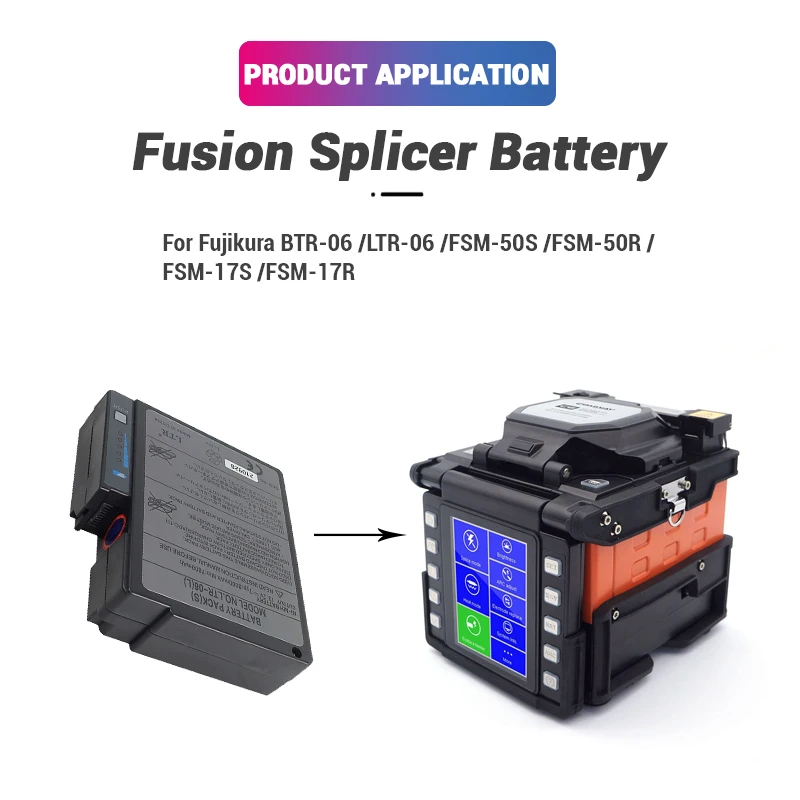 Новый бренд Ni-MH 13 2 В 4000 мАч сменный аккумулятор BTR-06 LTR-06 FSM-50S FSM-50R FSM-17S FSM-17R для Fujikura Fusion Splicer