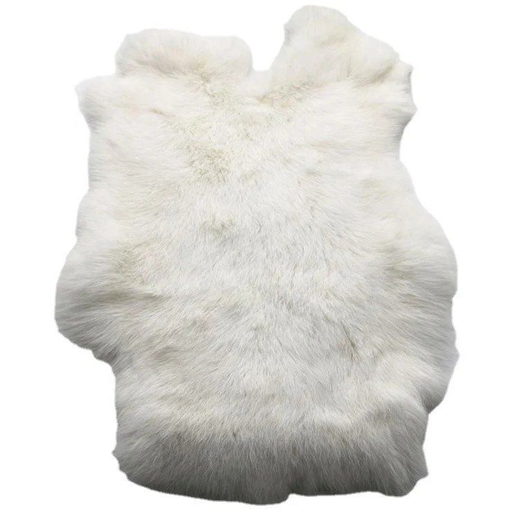 Оптовая продажа необработанная или окрашенная натуральная кроличья кожа большого размера