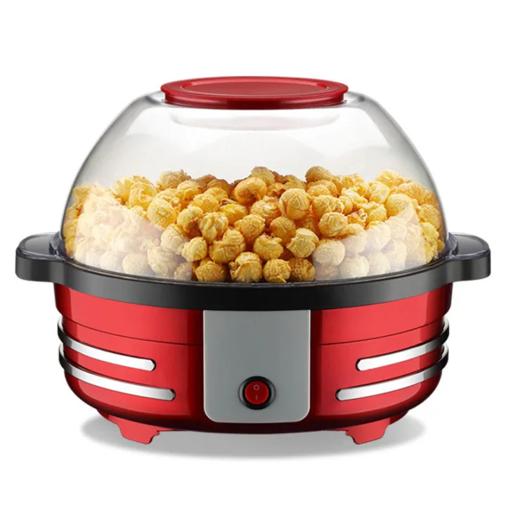 5L Big Capacity Electric Automatic Home DIY Sweet Oil Popcorn Maker Machine Grilling BBQ 850W