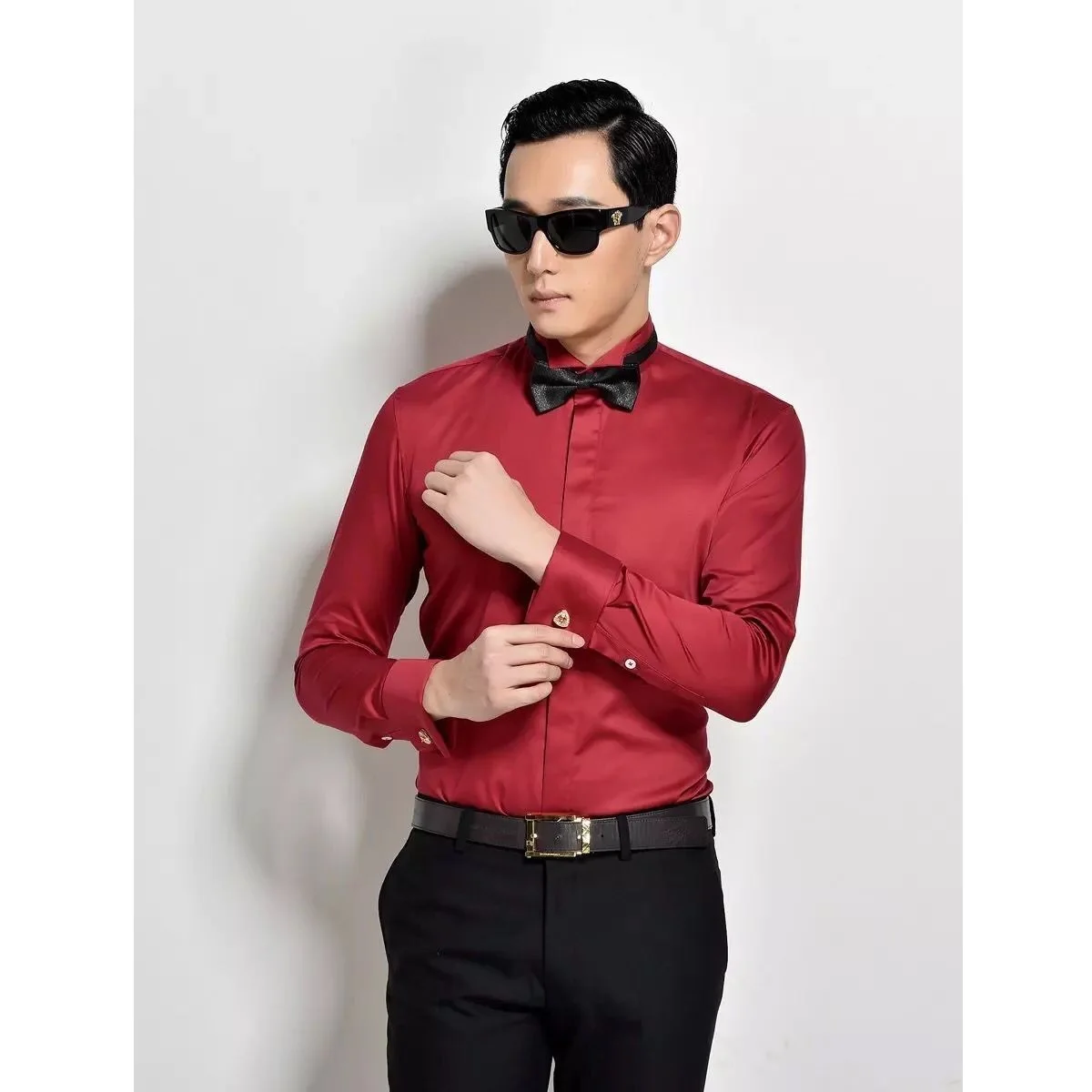 Italian Mens Fashion Designer Shirts Custom Brand Man Shirt