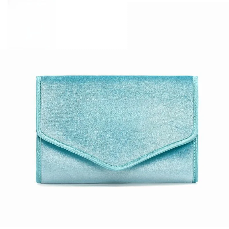 Fashion Travel Jewelry Case Organizer, Foldable Jewelry Storage Roll for Earrings, Necklaces, Rings, Bracelets, Brooches