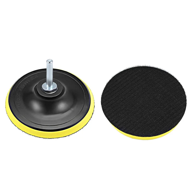 Polishing Backing Plate Abrasive Disc Round Hook And Loop Backing Sanding Pad