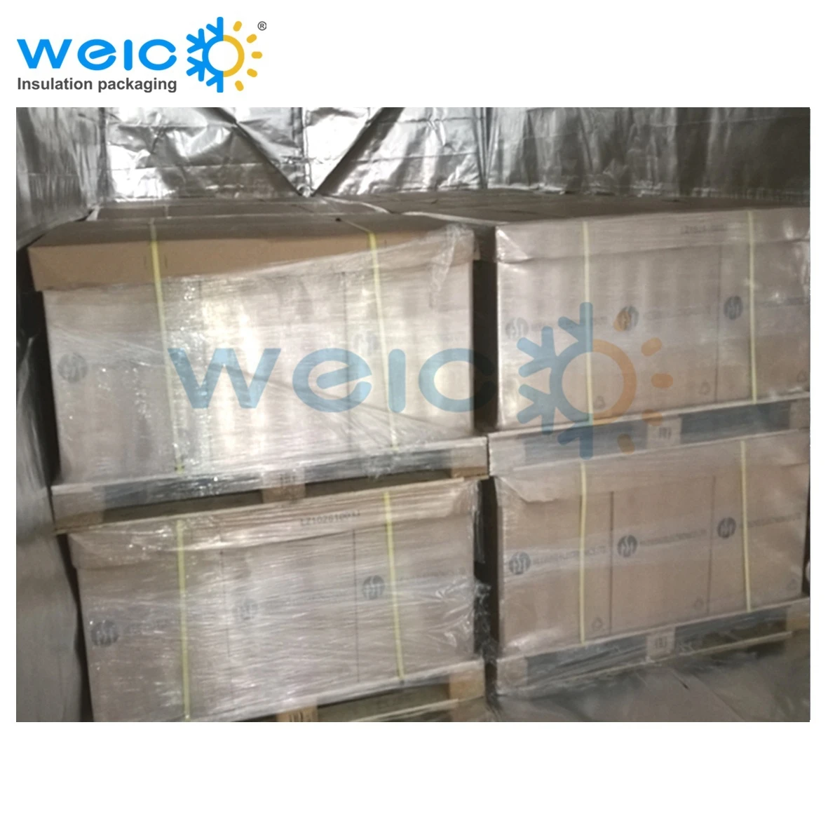 40gp Aluminum Foil Thermal Container Liner Thermal Blankets For Transportation