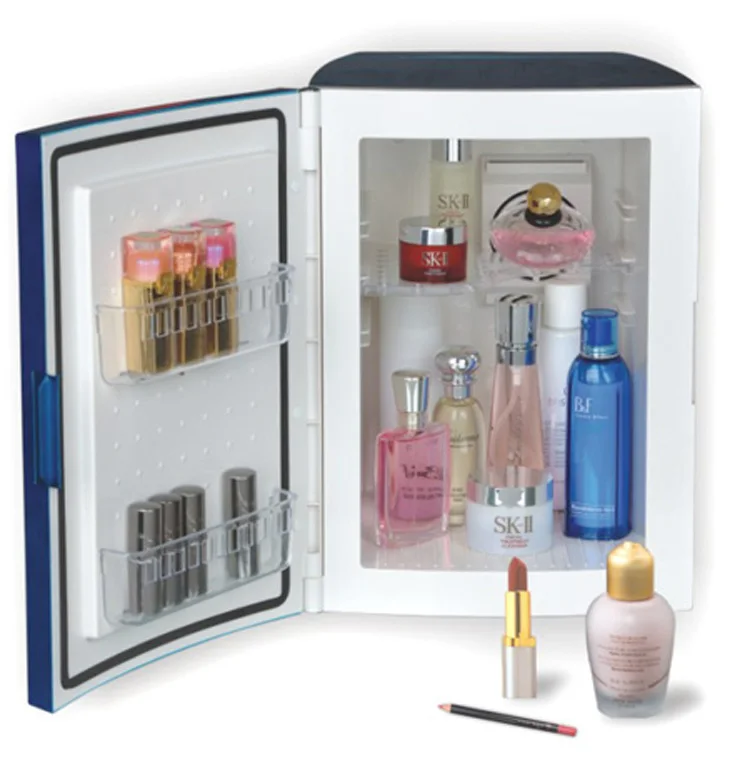 
Лидер продаж 2019, портативный высококлассный косметический холодильник для хранения пищи для женщин 