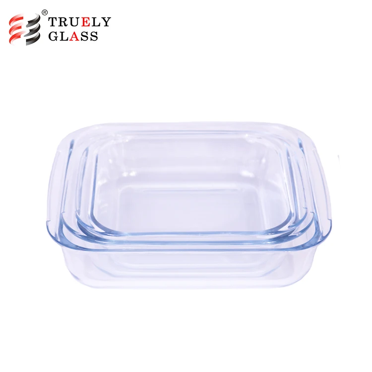 
1L kitchen oven use pyrex glassware cooking tray manufacture Tempered Bakeware 
