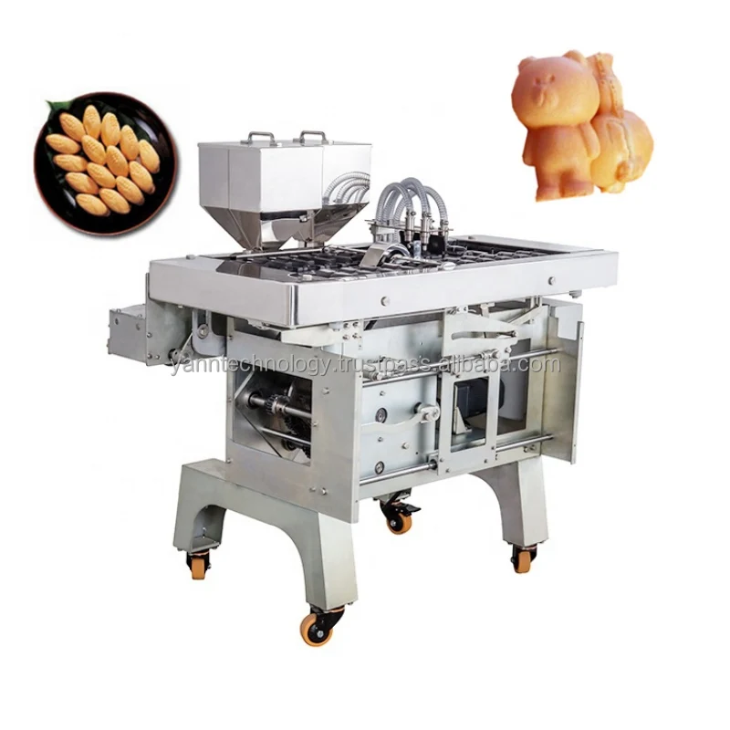 South Korean bakery snack taiyaki waffle Corn Bear Fish Cake Maker Baking walnut Stuffed cake delimanjoo cake making machine