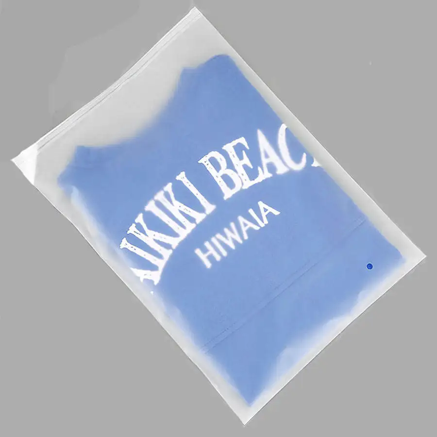 Custom Zip Lock Bag For Clothing Brand Apparel Packaging Bags Polythene Personalised Garment Packaging Zip Package