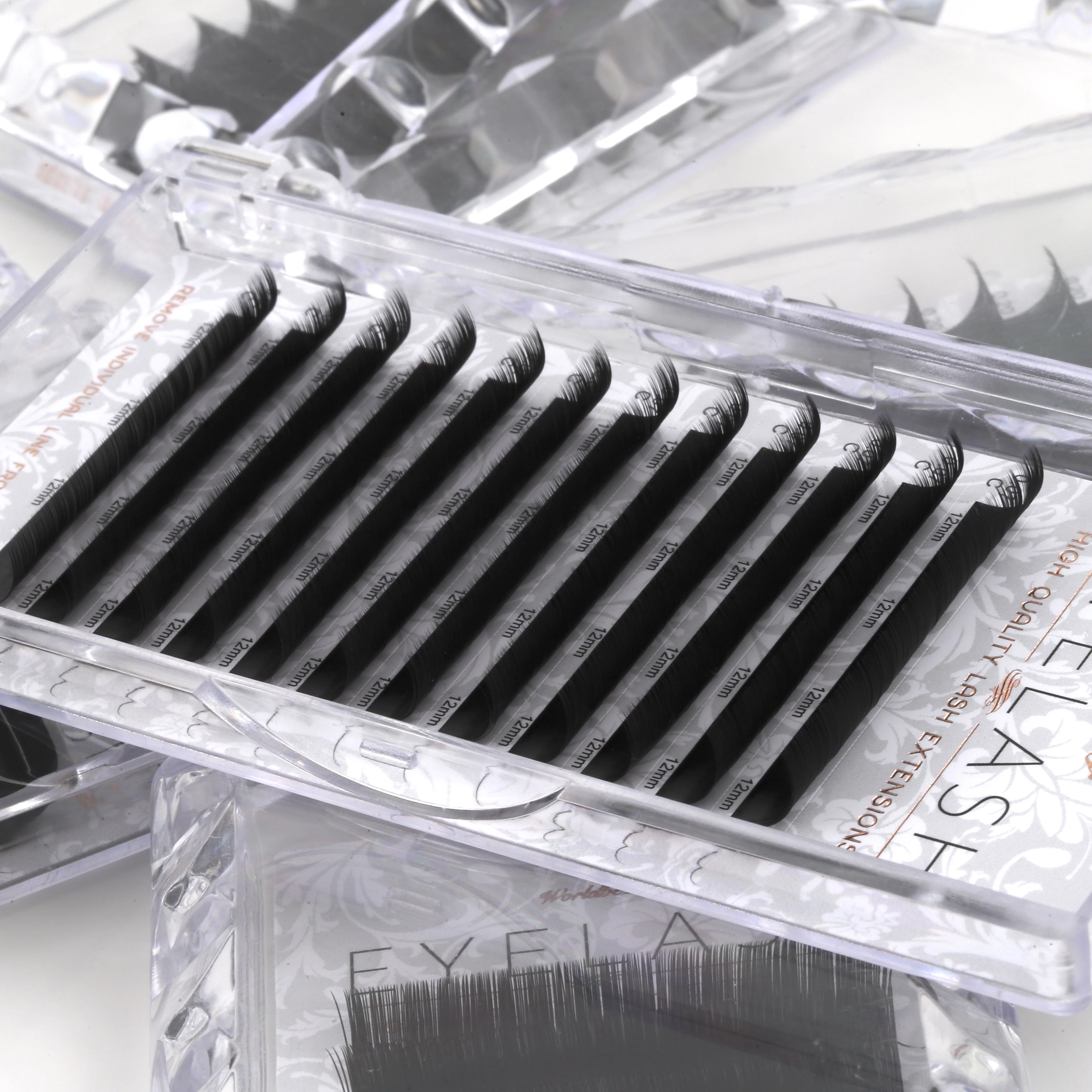 worldbeauty B CC C D DD Curl Individual eyelash extension supplies 6-17mm cashmere volume eye lash extension