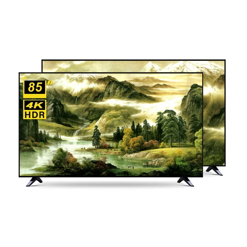 Factory OEM 85 Inch Smart TV Ultra HD TV 85 90 100  Inches LED 4K Television with Large Screen Flat Screen TV