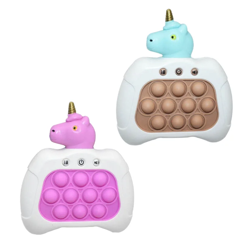 Hot Speed Push Music Game Machine Educational Plastic Toy for Children to Exercise Hands and Brains by Pressing Buttons